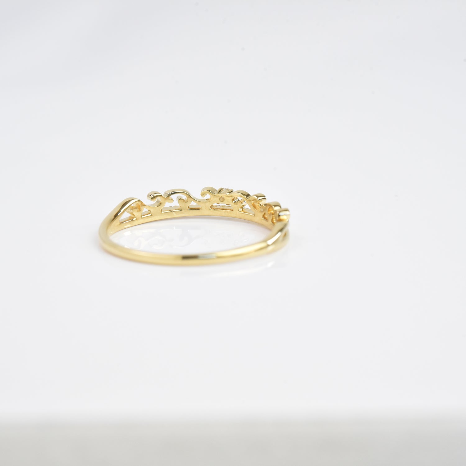 Venetian Diamond Gold Ring