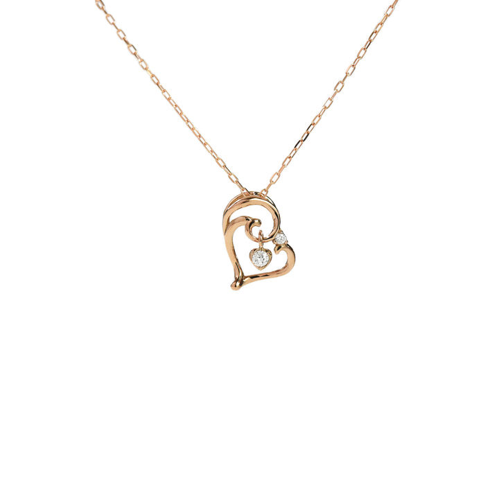 Heart N Diamond Pendant with Chain