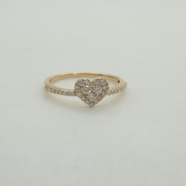 Diamond Heart Ring