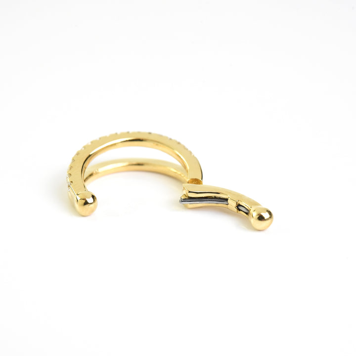 Double Line with Diamonds Cuffs
