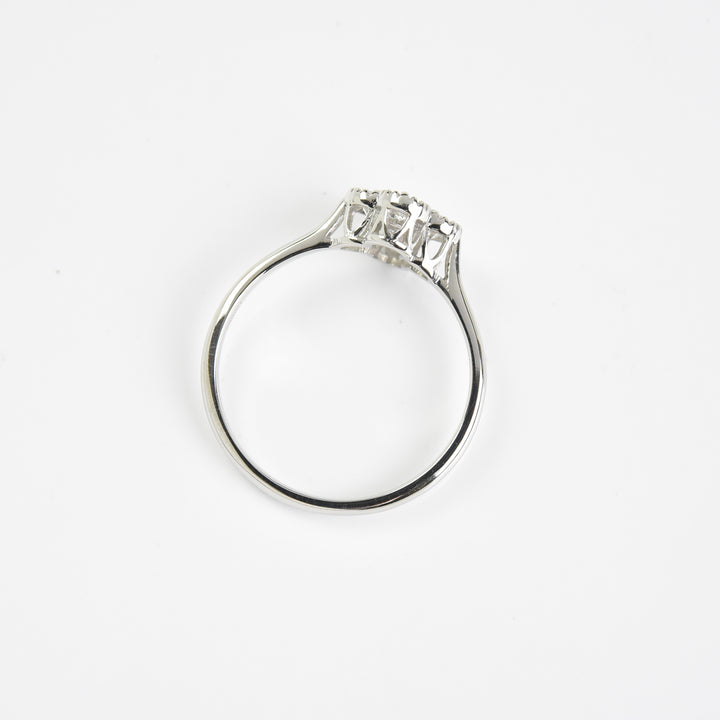 Venetian Diamond Flower Ring