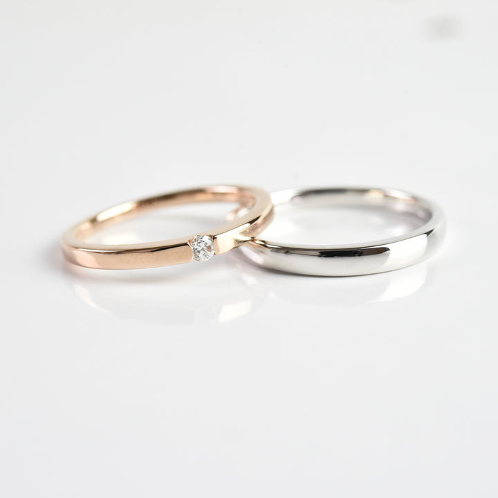 Band Holding a Diamond Ring