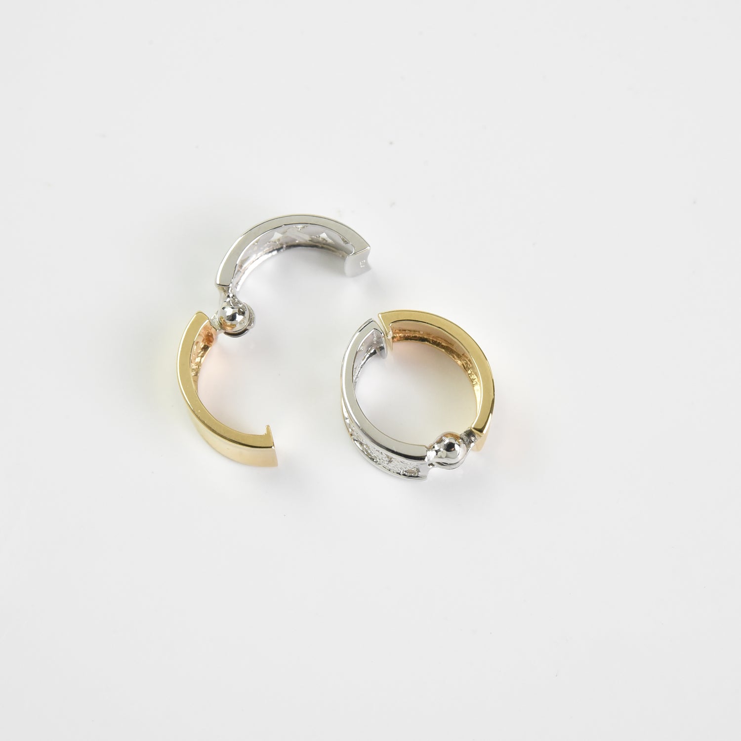 2 Color Flower Ear Cuffs