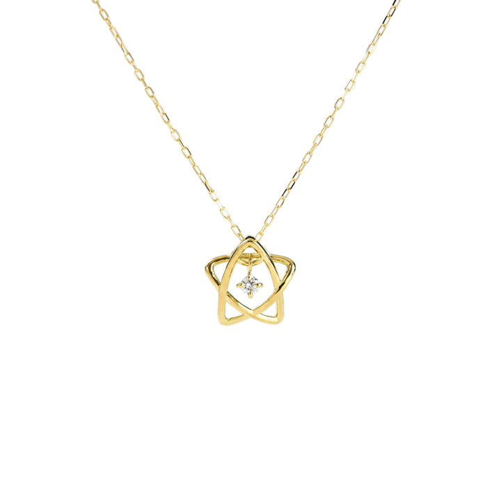 Star N Hanging Solitaire Pendant with Chain
