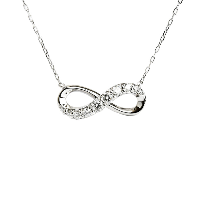 Divine Infinity Diamond Pendant With Chain