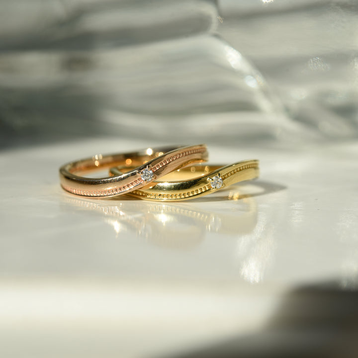 Solitaire S Design Ring