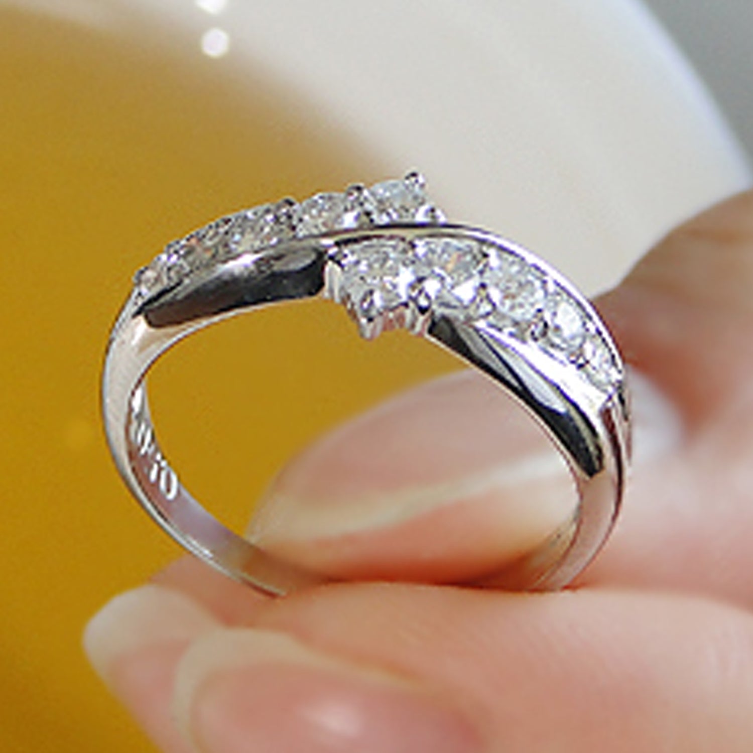Caterpillar Diamond Ring