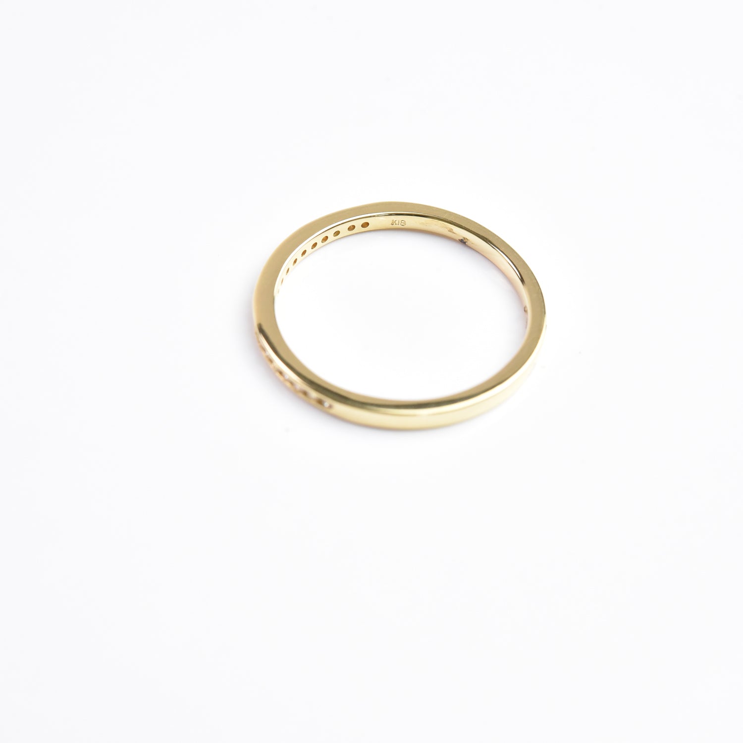 Diamond Line Band Ring