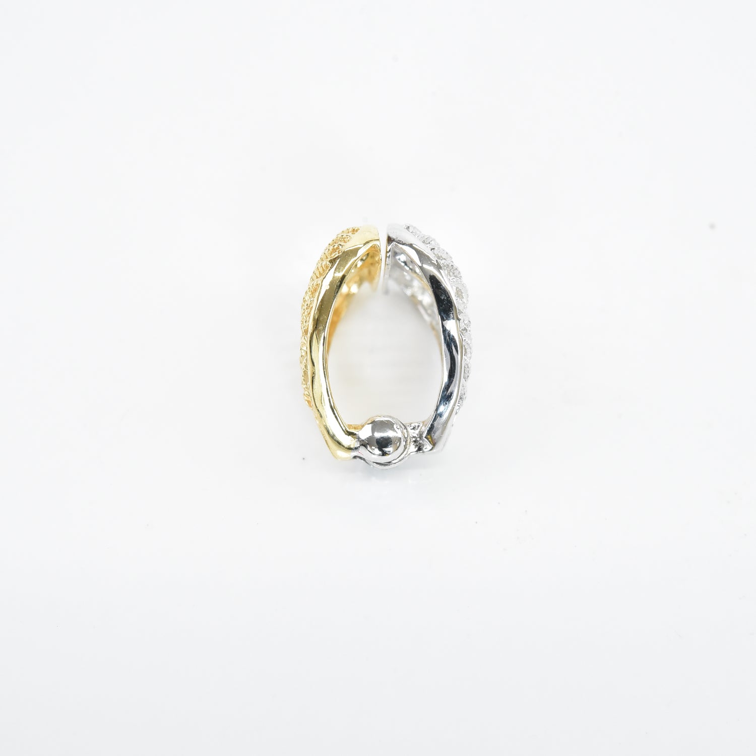 2 Color Heart Ear Cuffs