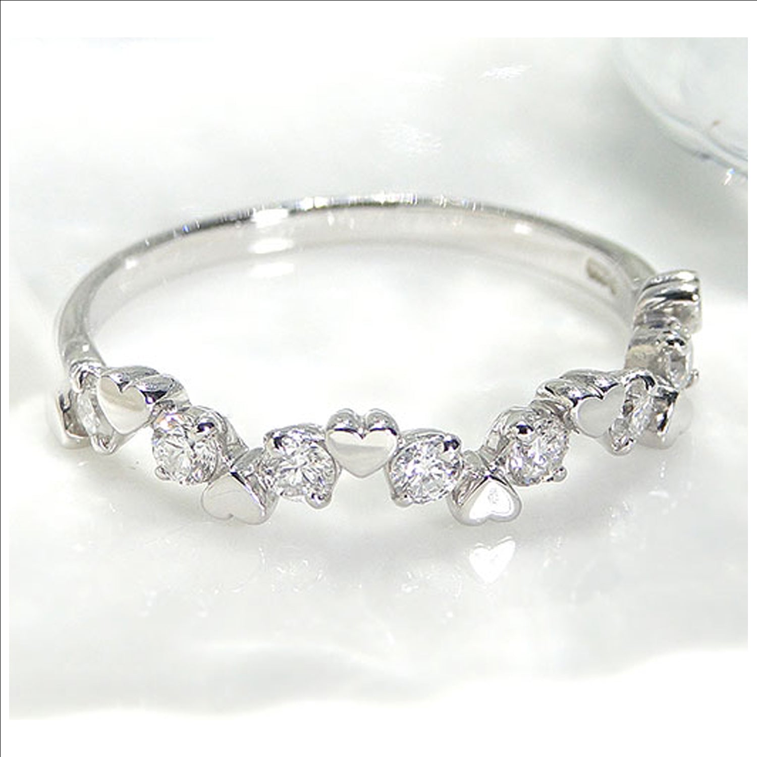 Diamond n Heart Ring