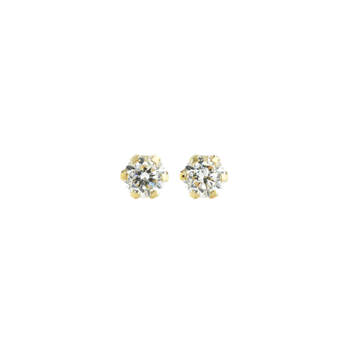 Solitaire Diamond Prong Setting Earring