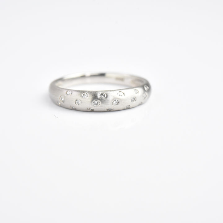 Polka Dots Diamond Ring