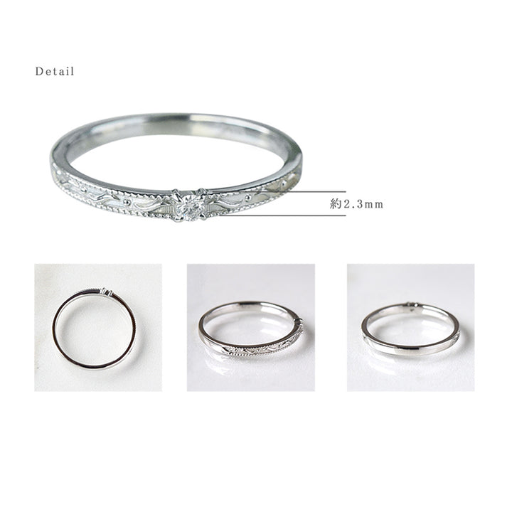 Venetian Band Diamond Ring