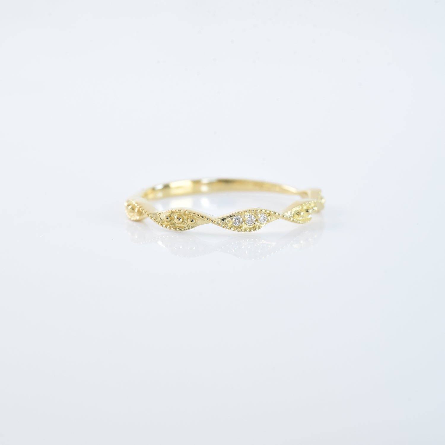 Twisted Diamond Ring