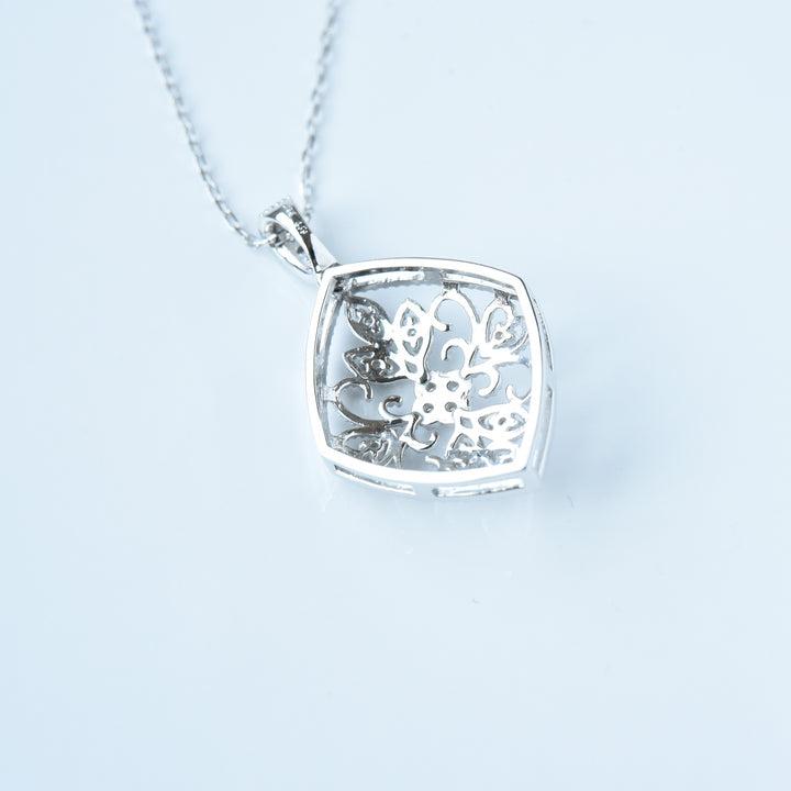 Kite Shape Diamond Pendant with Chain