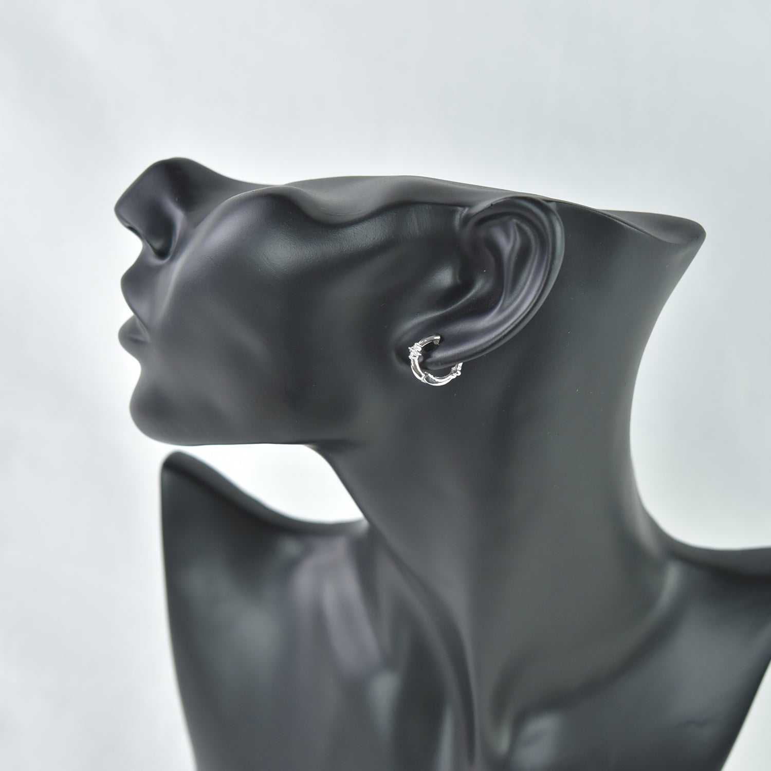 Diamond Flower Earrings