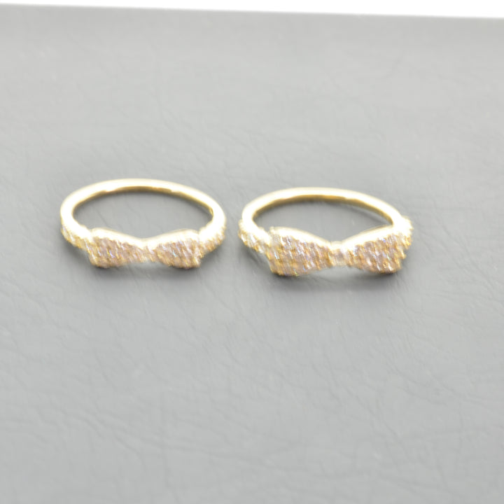 Bow Diamond Ring