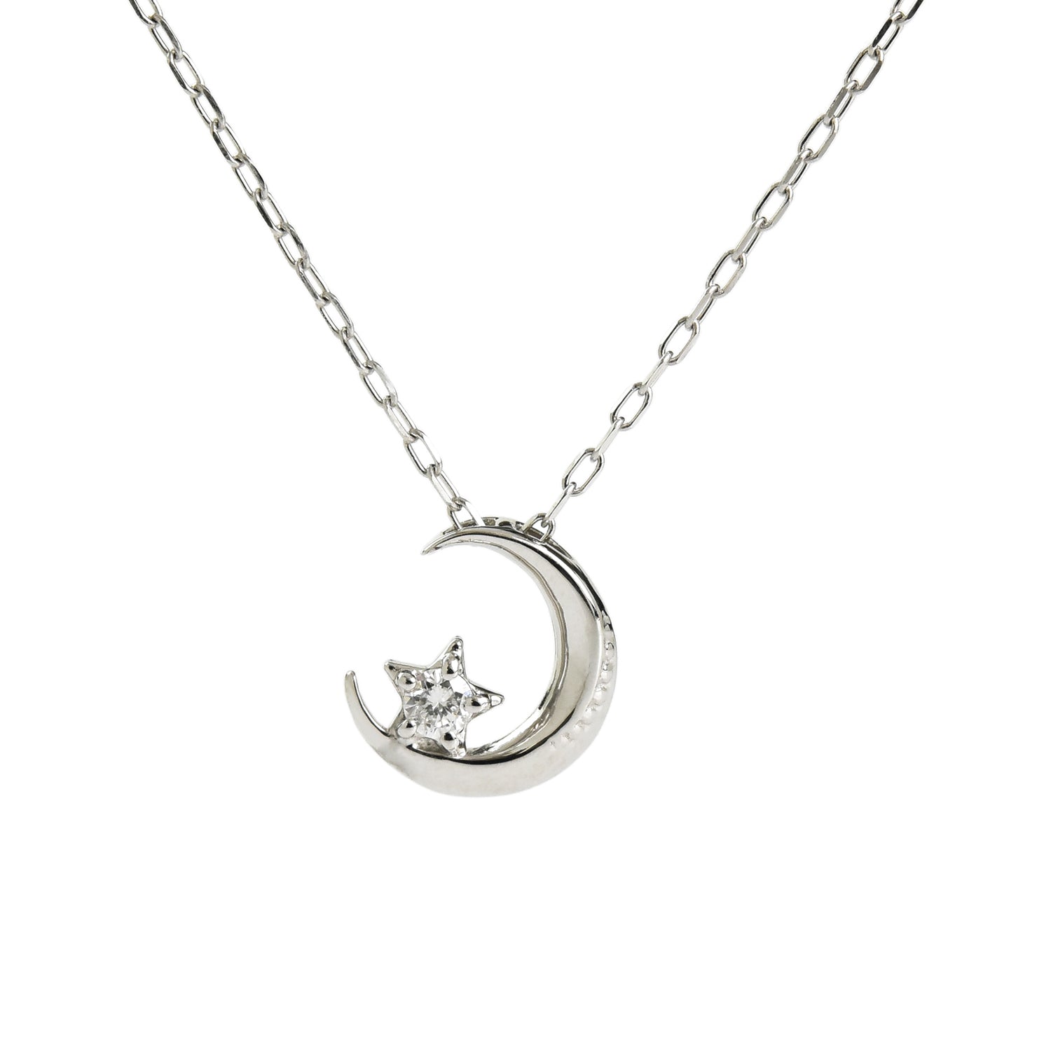 Moon N Star Pendant with Chain