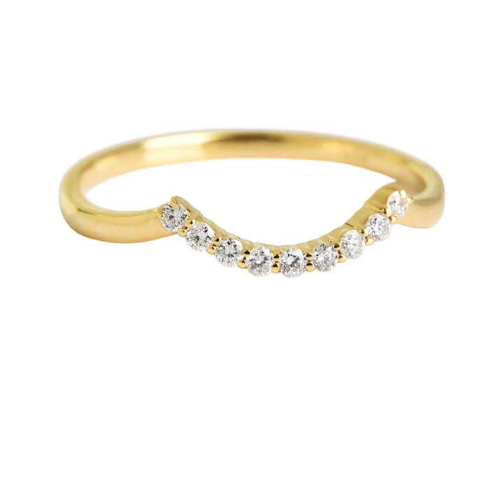 Curve Diamond Ring