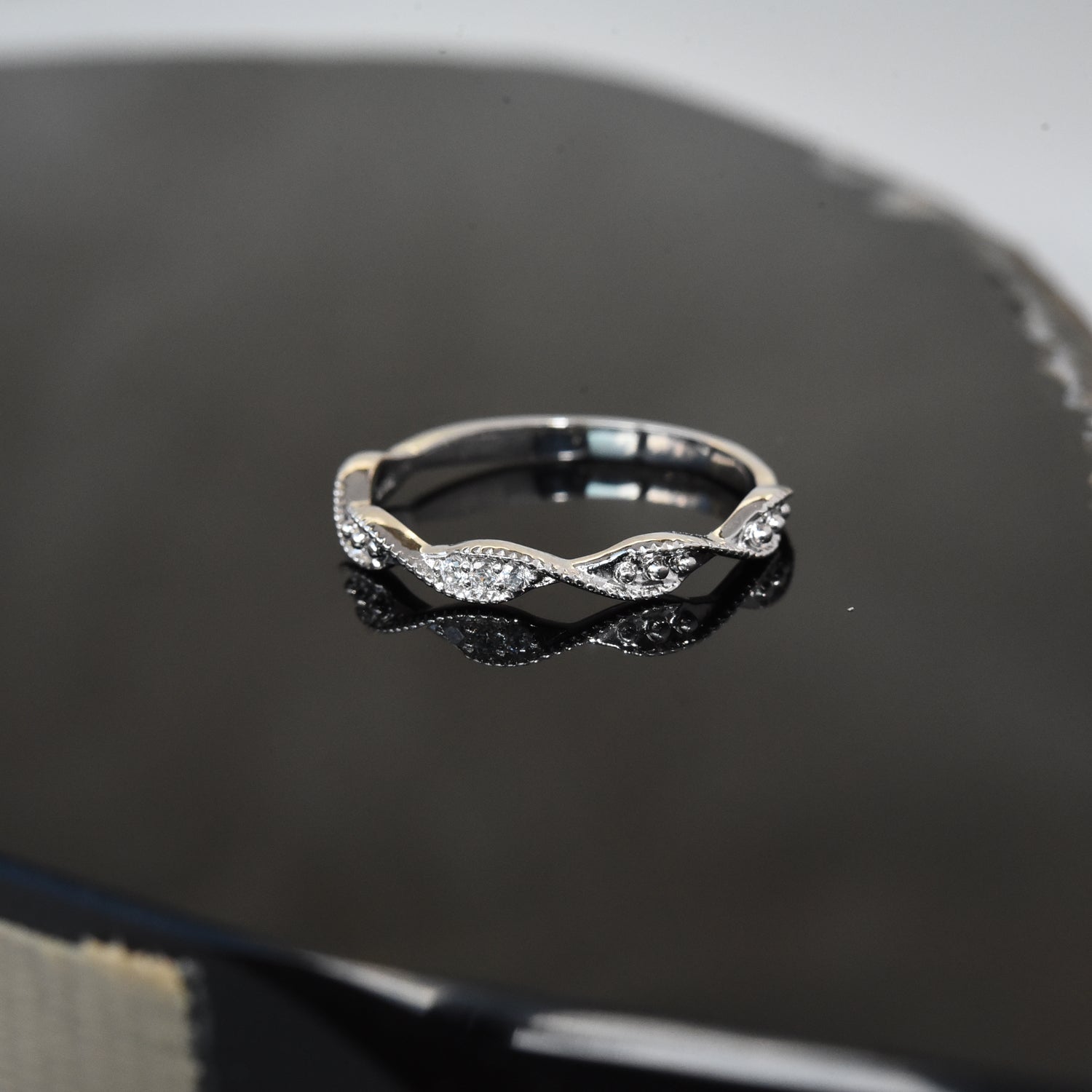 Twisted Diamond Ring