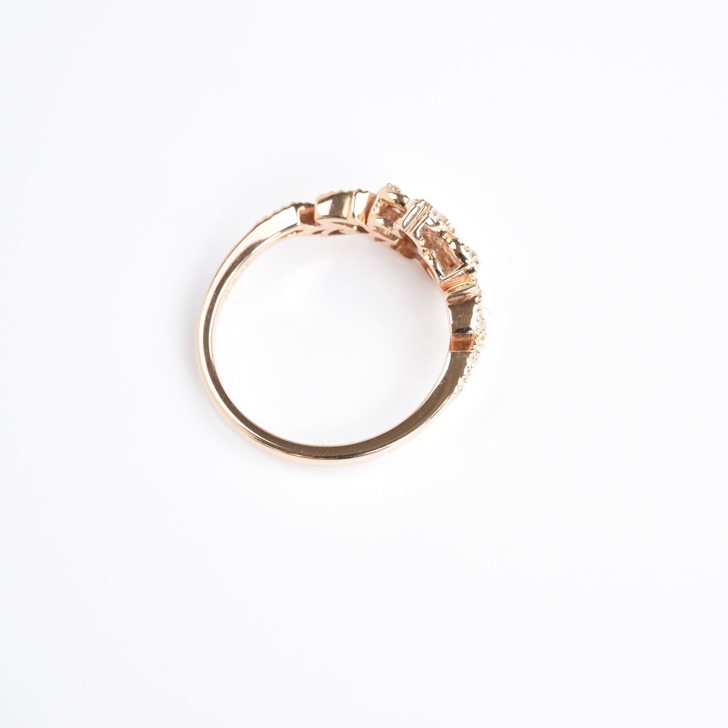 Sakura Motif Diamond Ring