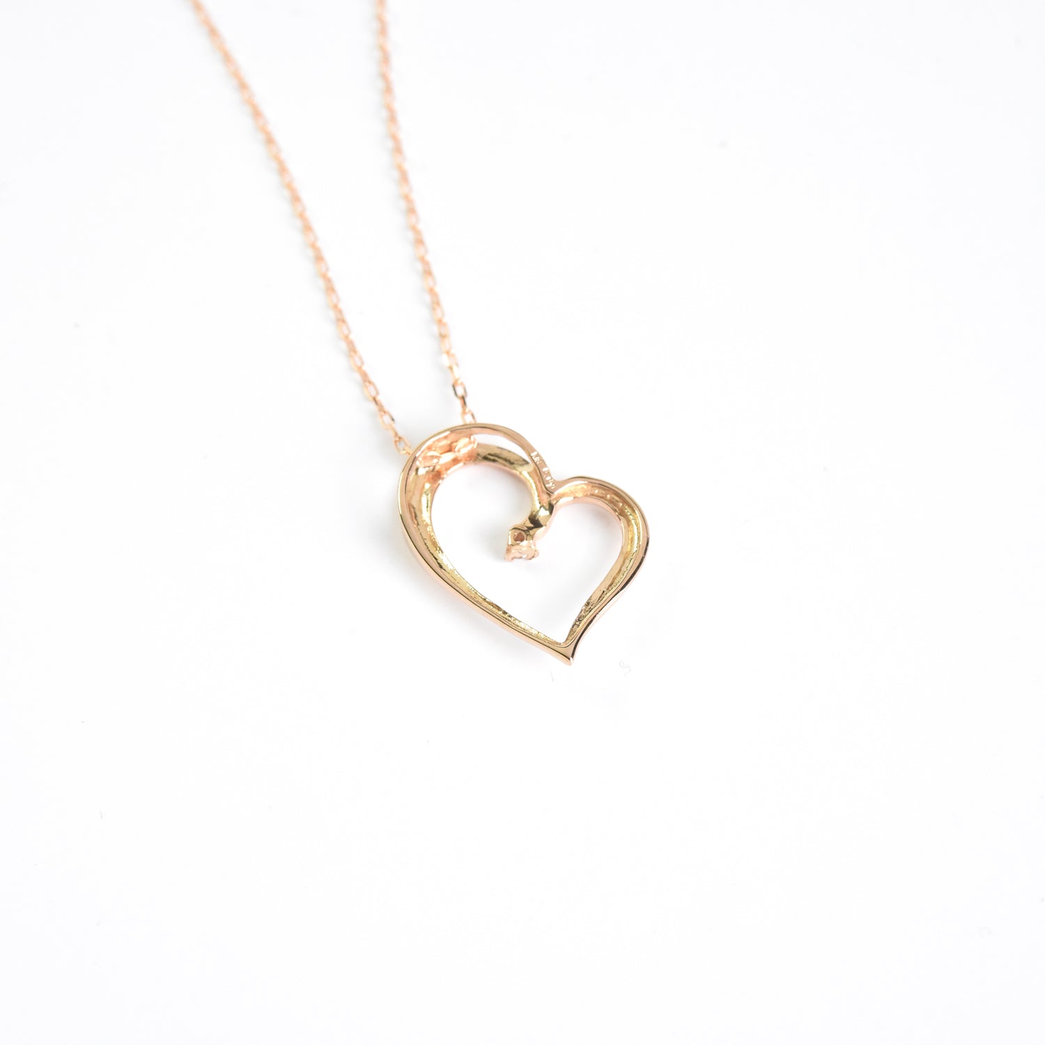 Diamond Heart Pendant with Chain