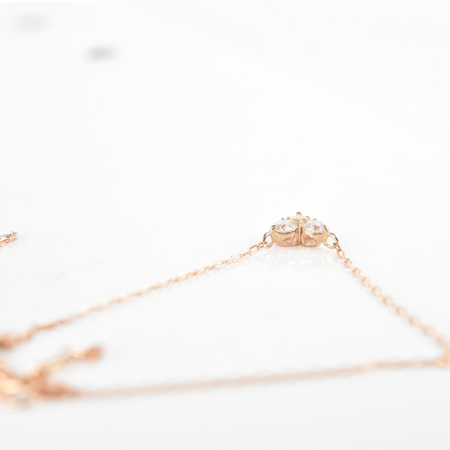 3 Diamond n Heart Pendant with Chain