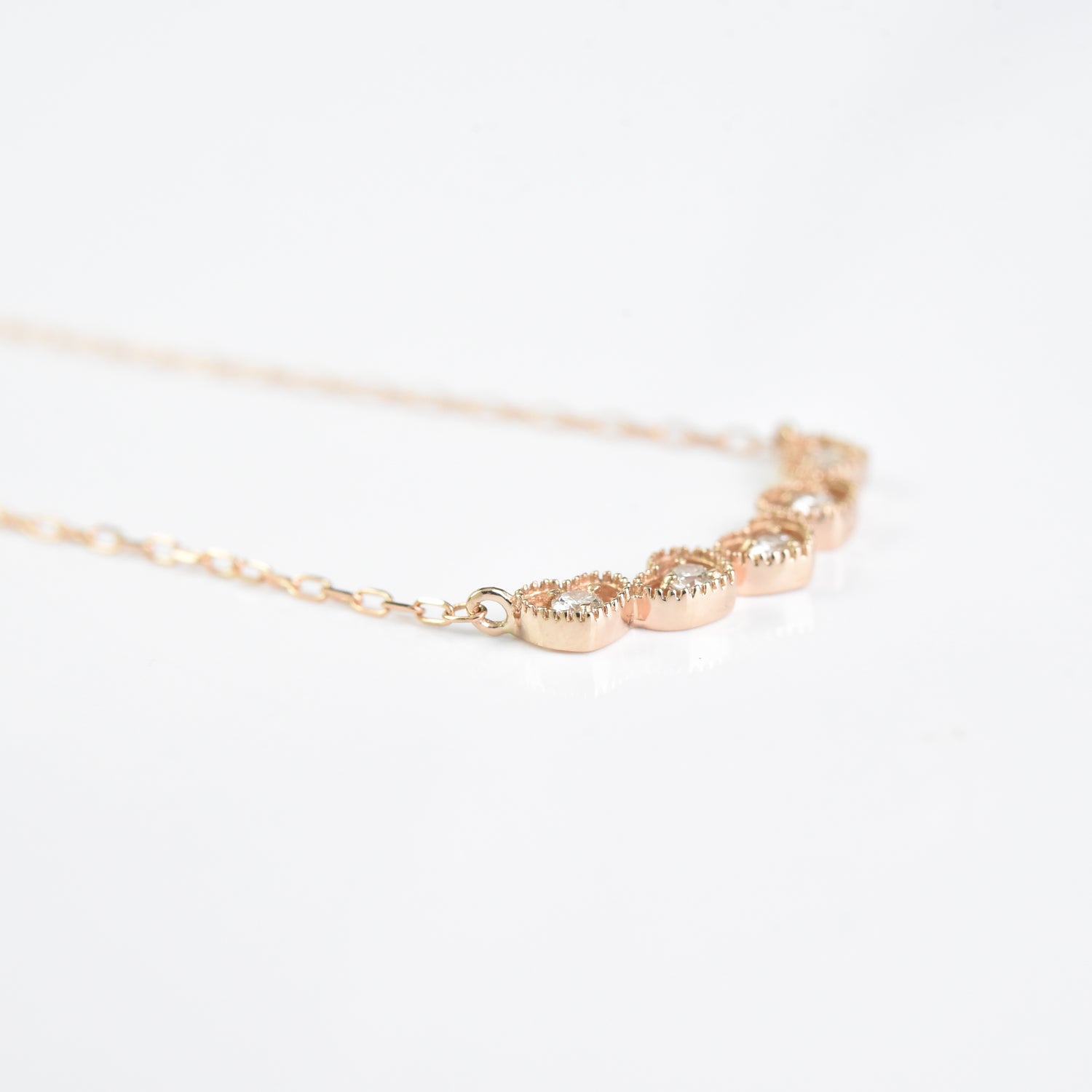 Diamonds Inside Hearts Pendant with Chain