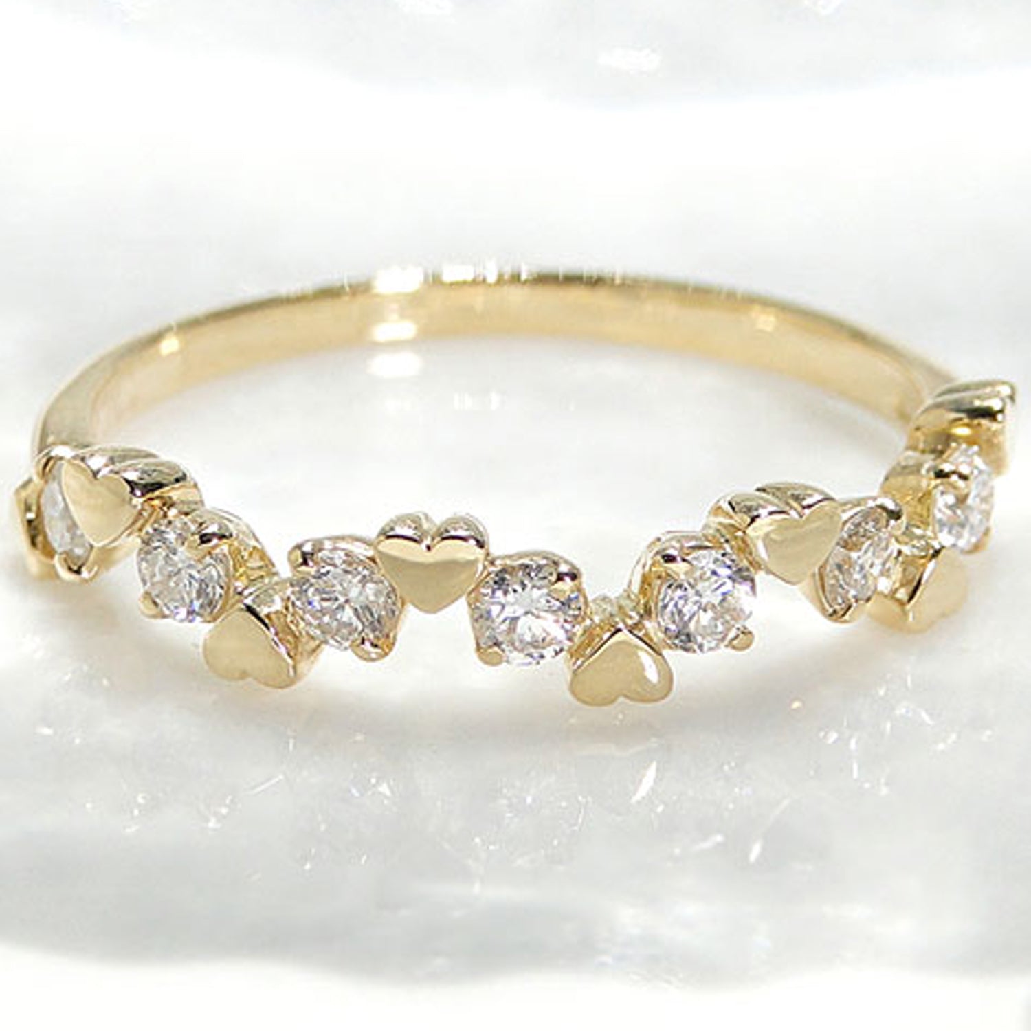 Diamond n Heart Ring