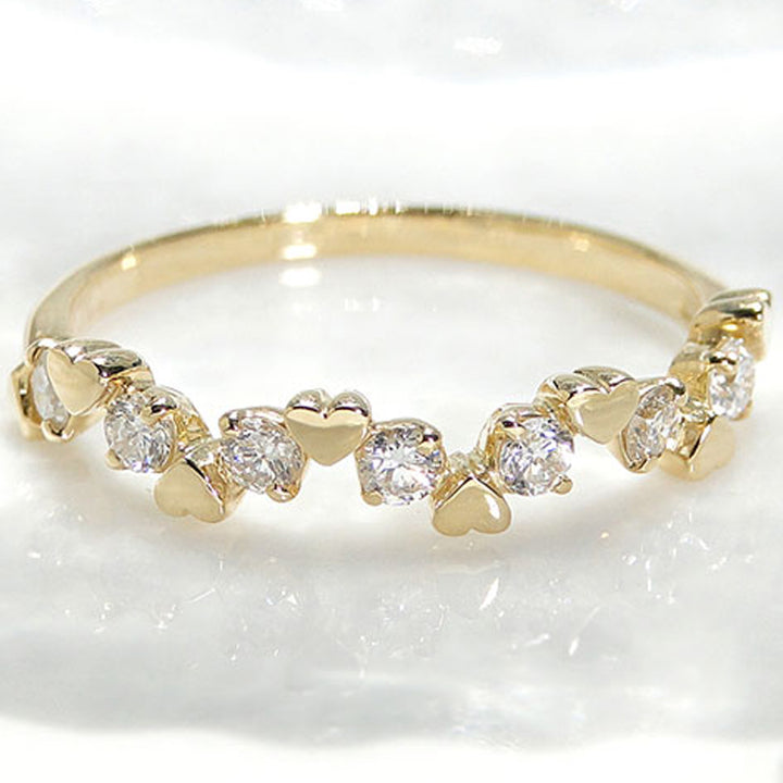 Diamond n Heart Ring