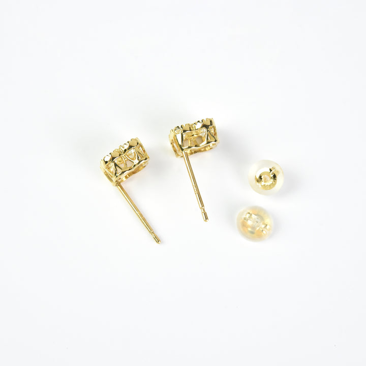 5 Diamond Flower Earrings