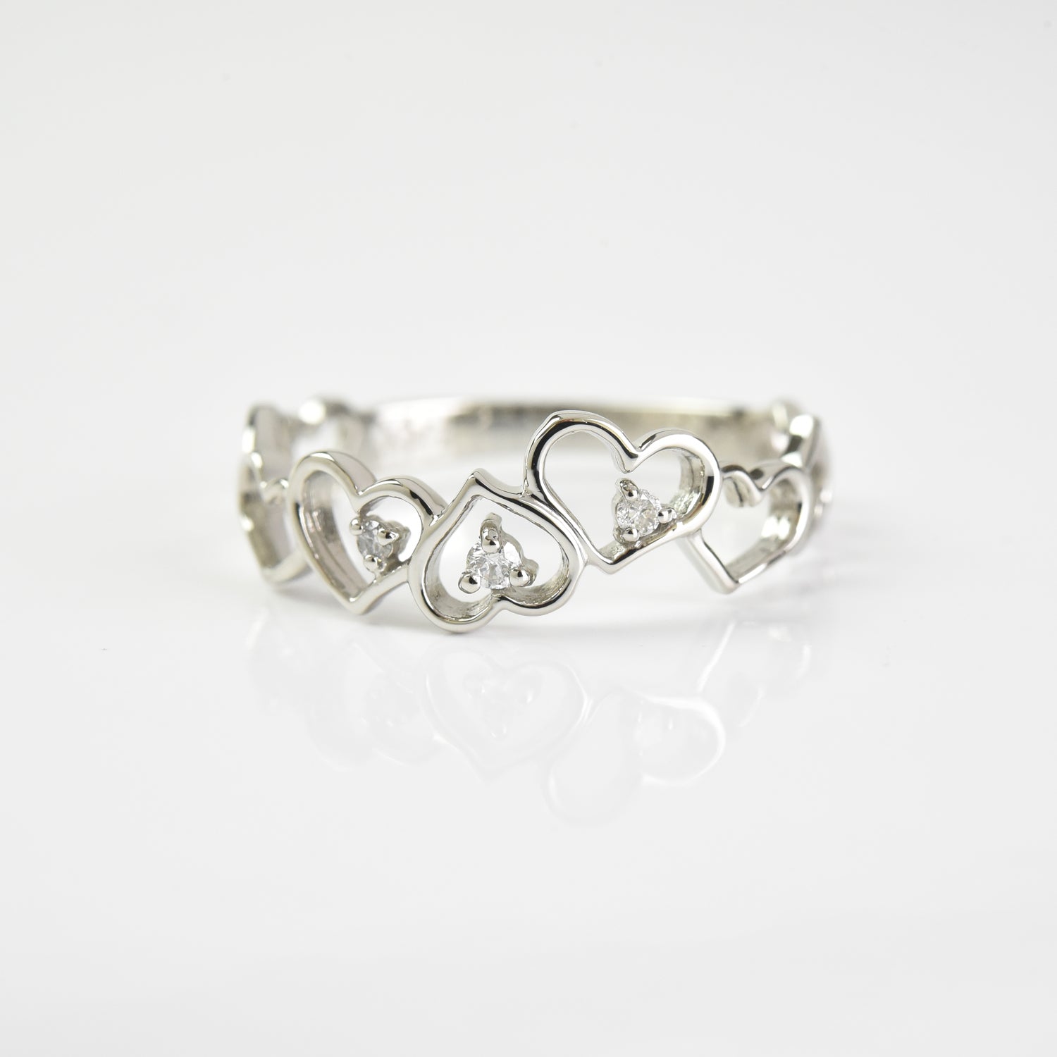 Diamonds n Hearts Ring