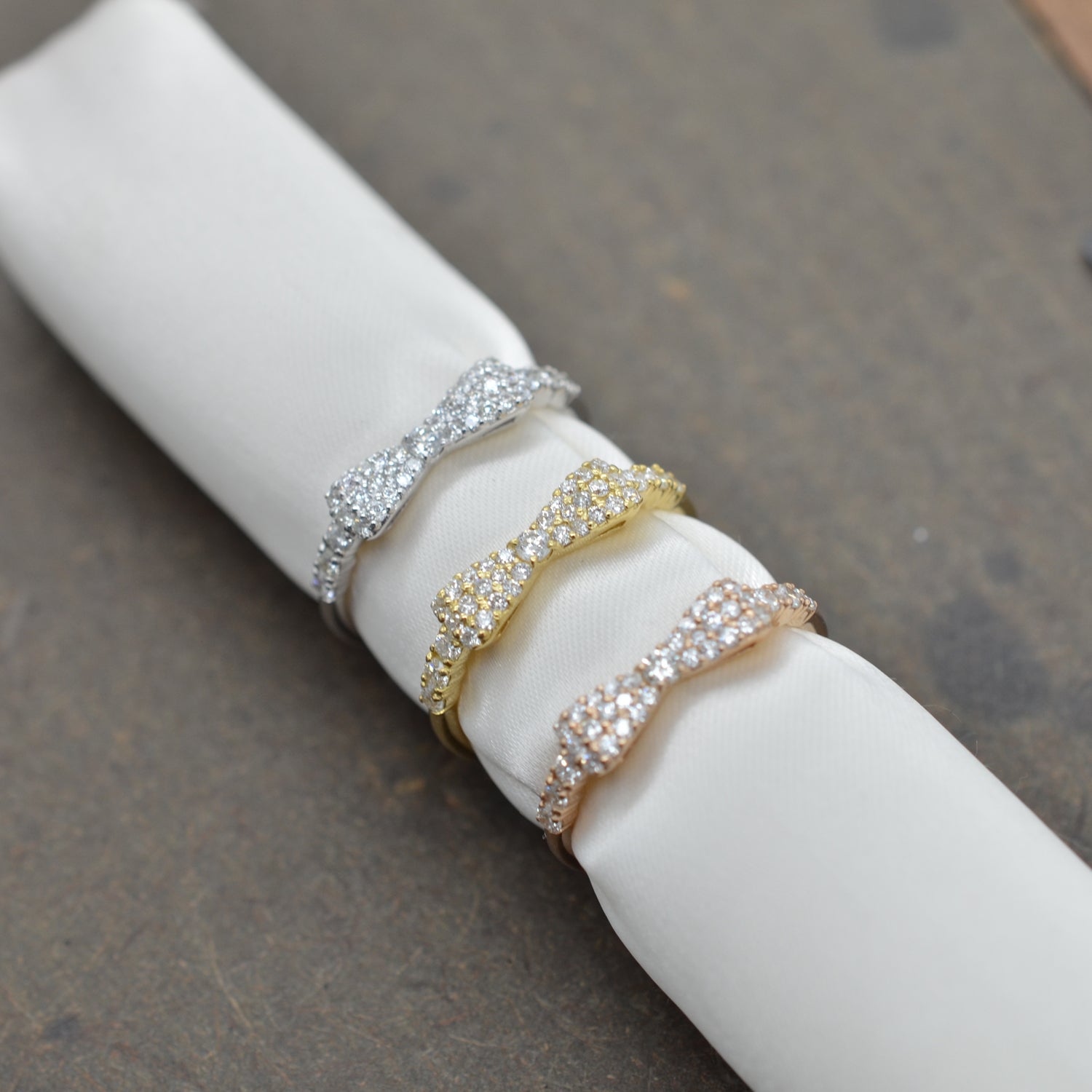 Bow Diamond Ring