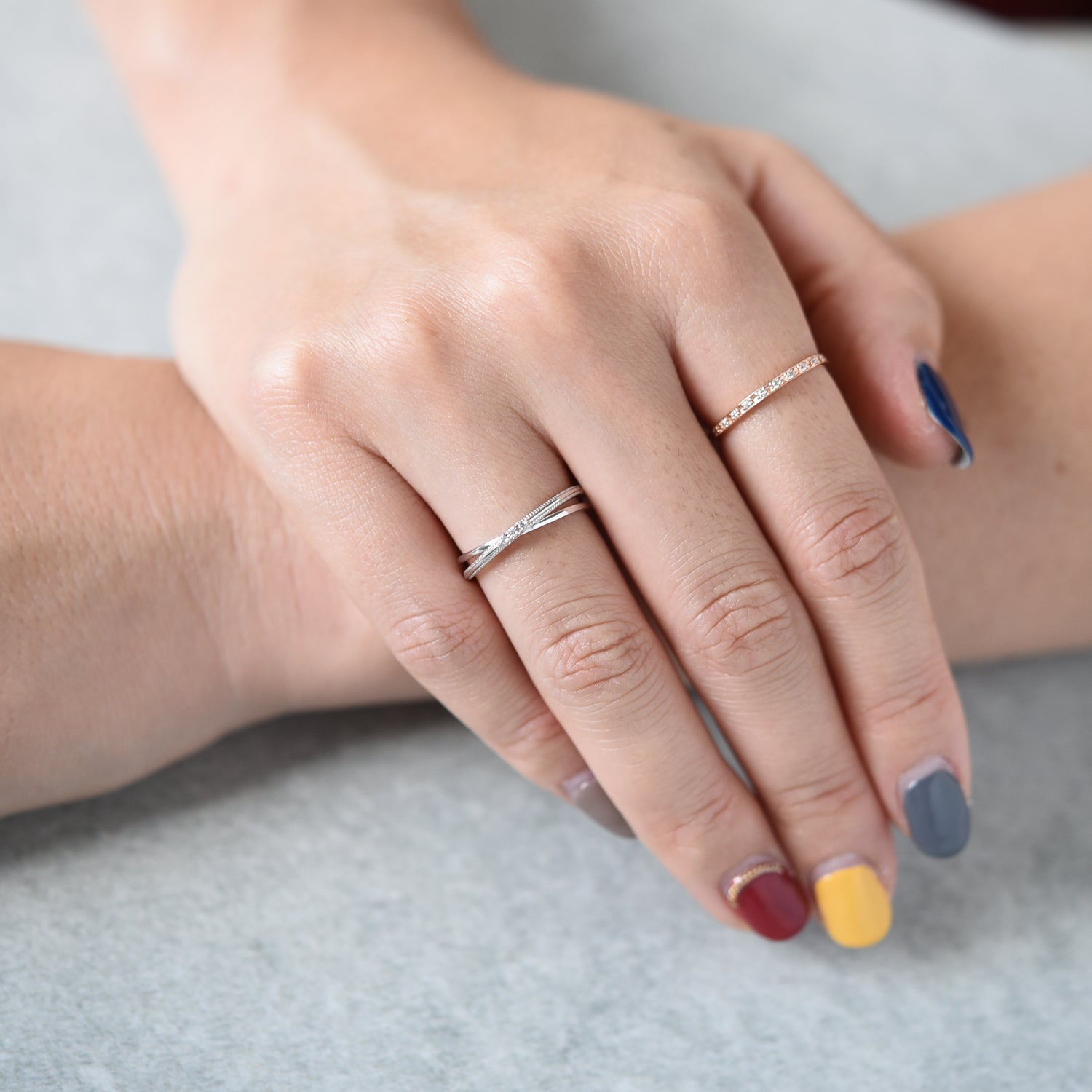 Hula Hoop Diamond Ring