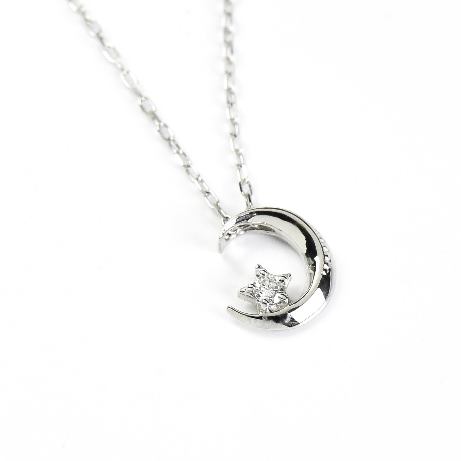 Moon N Star Pendant with Chain