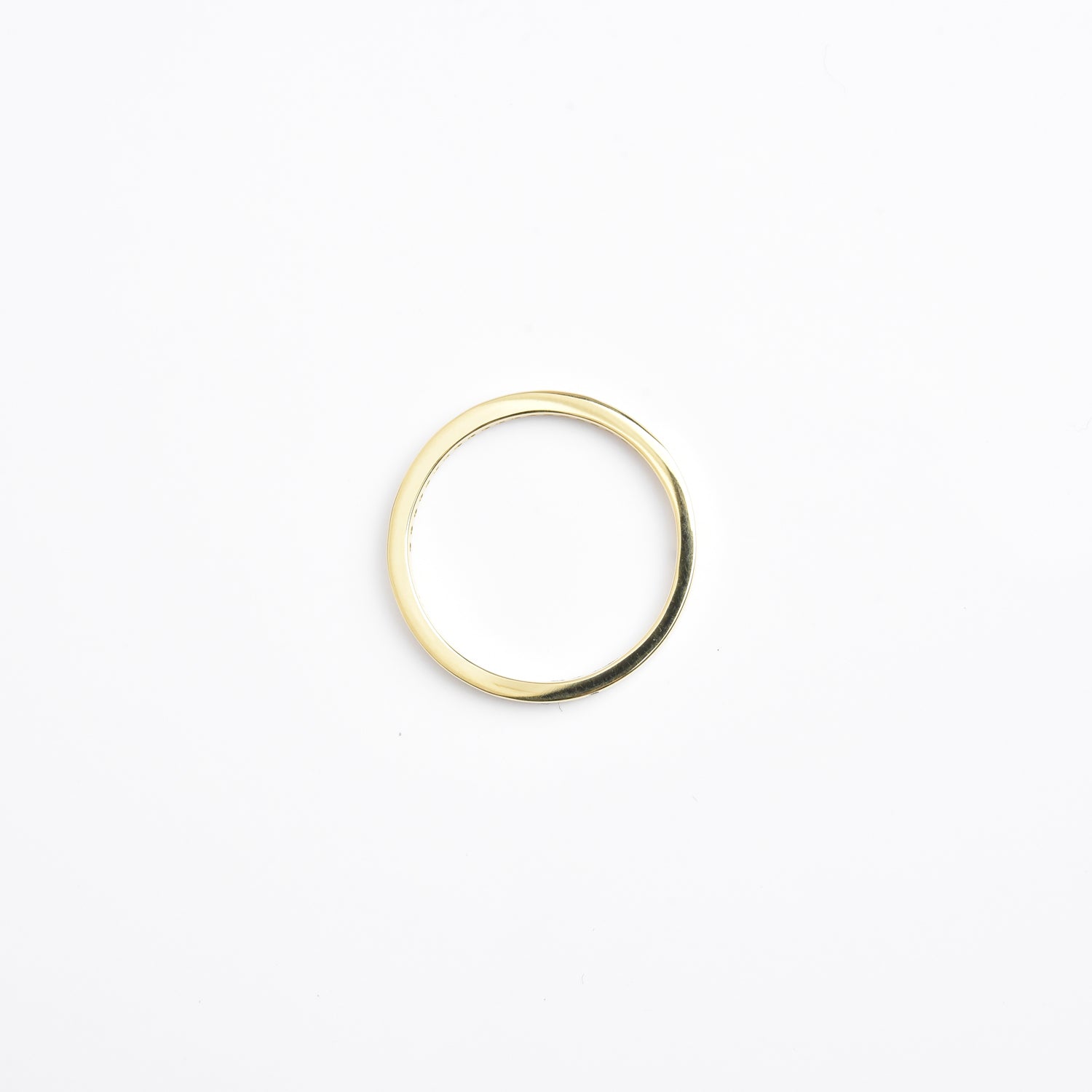 Diamond Line Band Ring