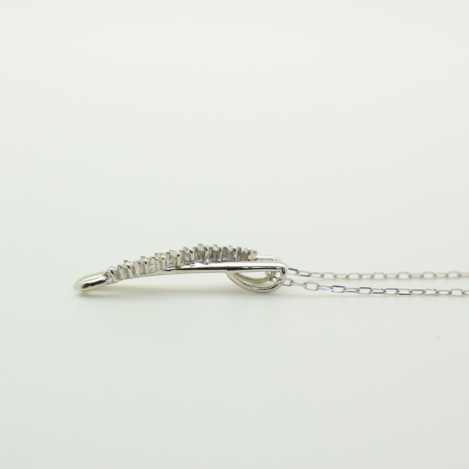 4 Slanting Diamonds Pendant with Chain