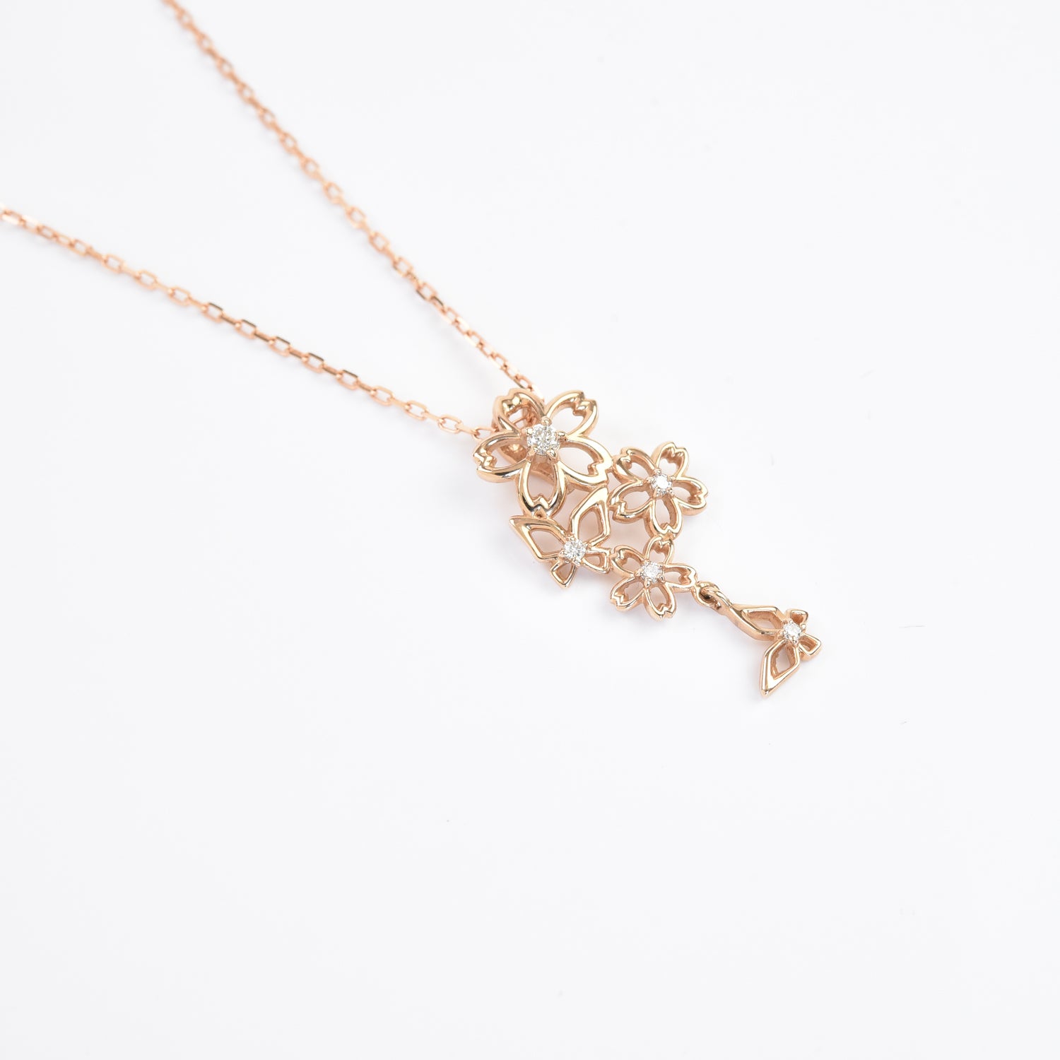 Flower N Butterfly Pendant with Chain