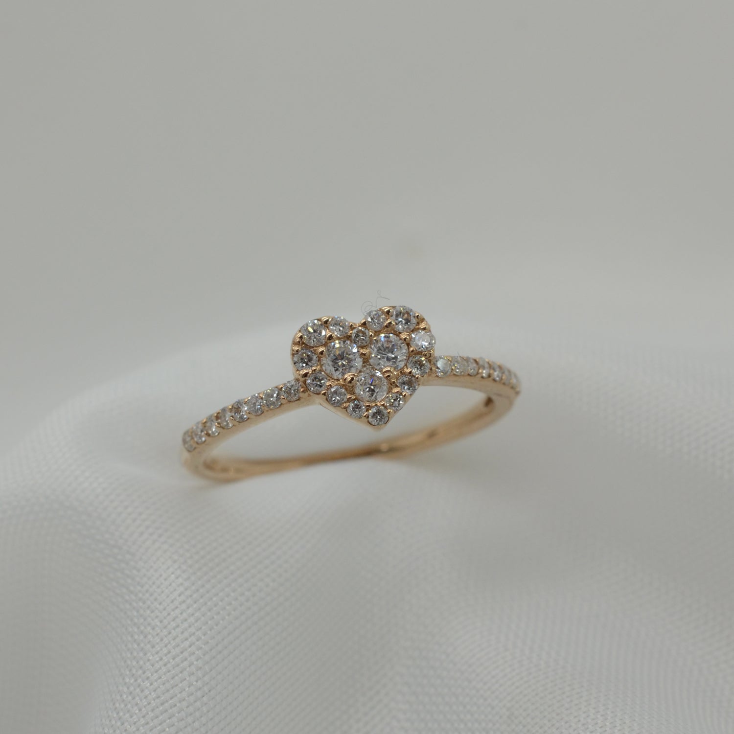 Diamond Heart Ring
