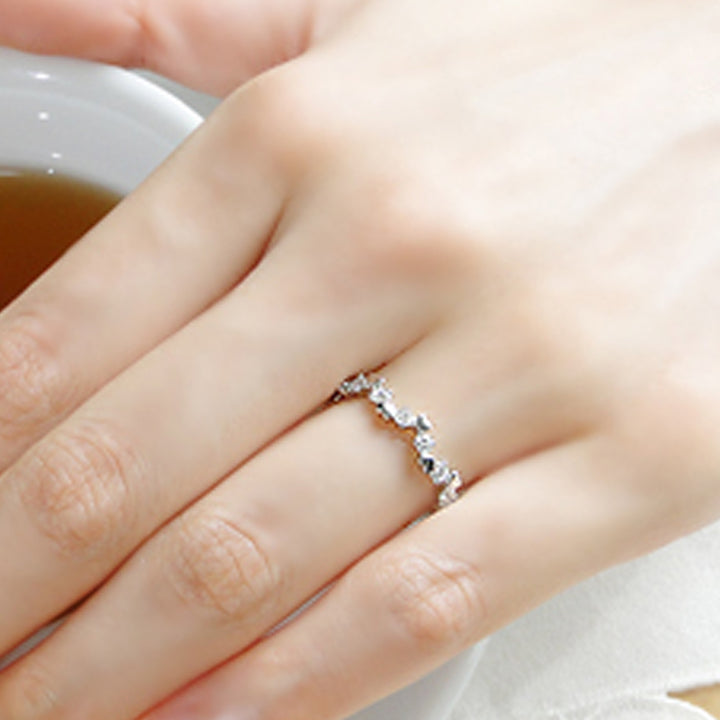 Diamond n Heart Ring