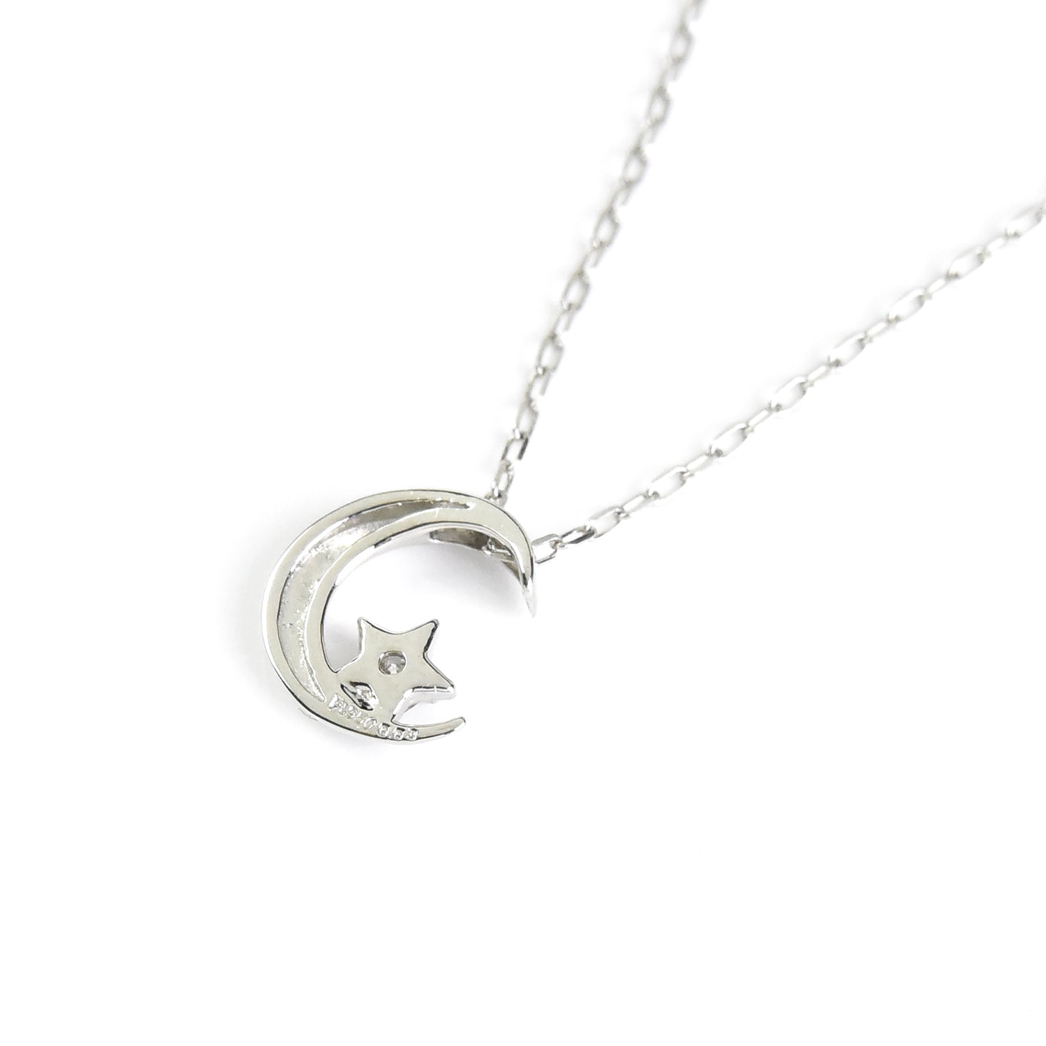 Moon N Star Pendant with Chain