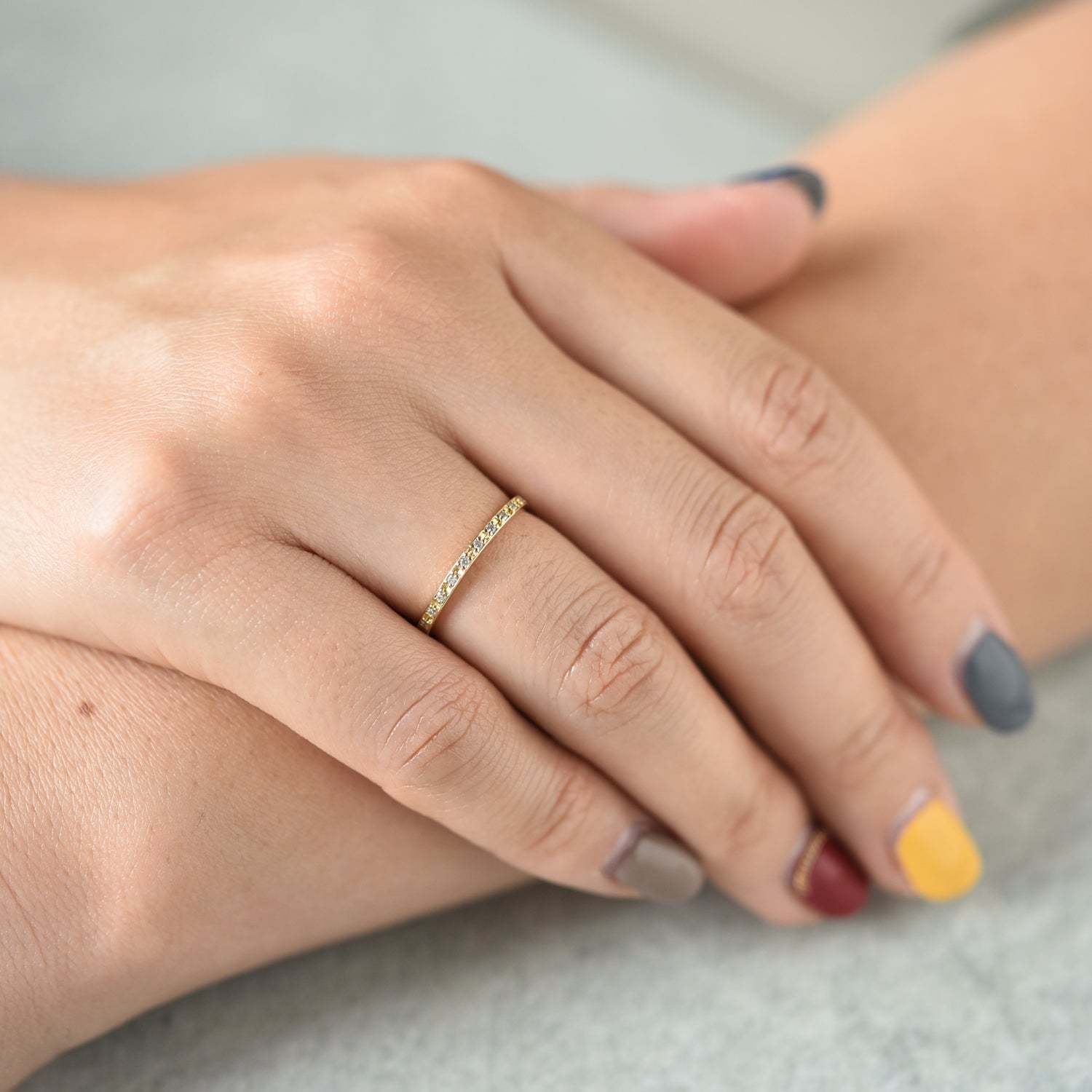 Diamond Spacing Ring