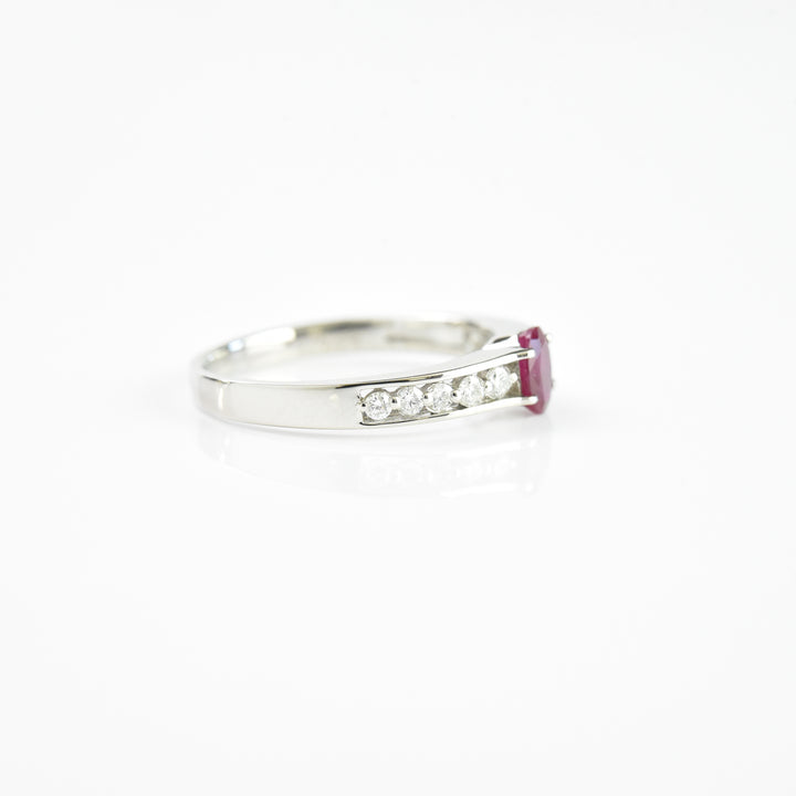 Ruby N Diamond Ring