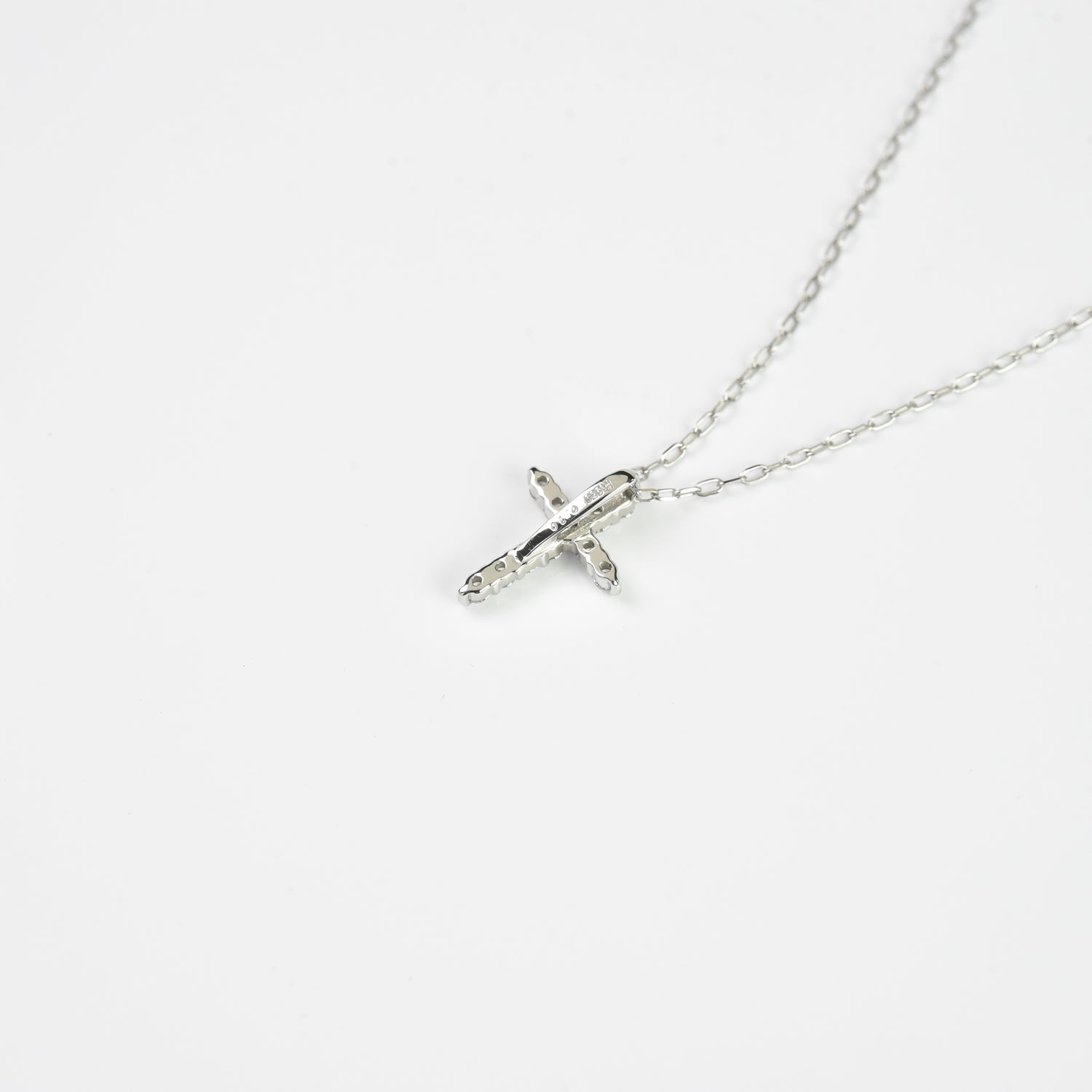 Cross Diamond Pendant with Chain