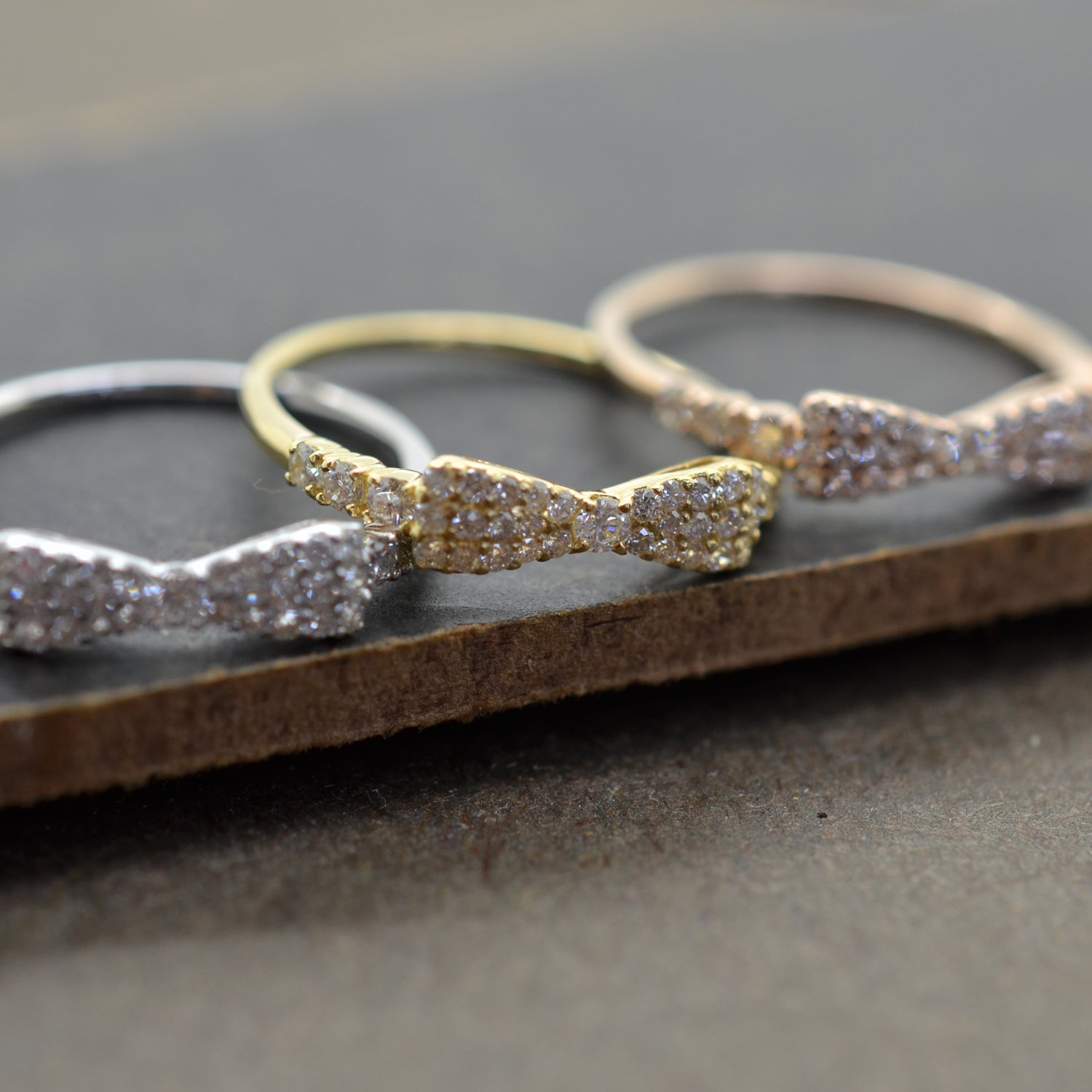 Bow Diamond Ring