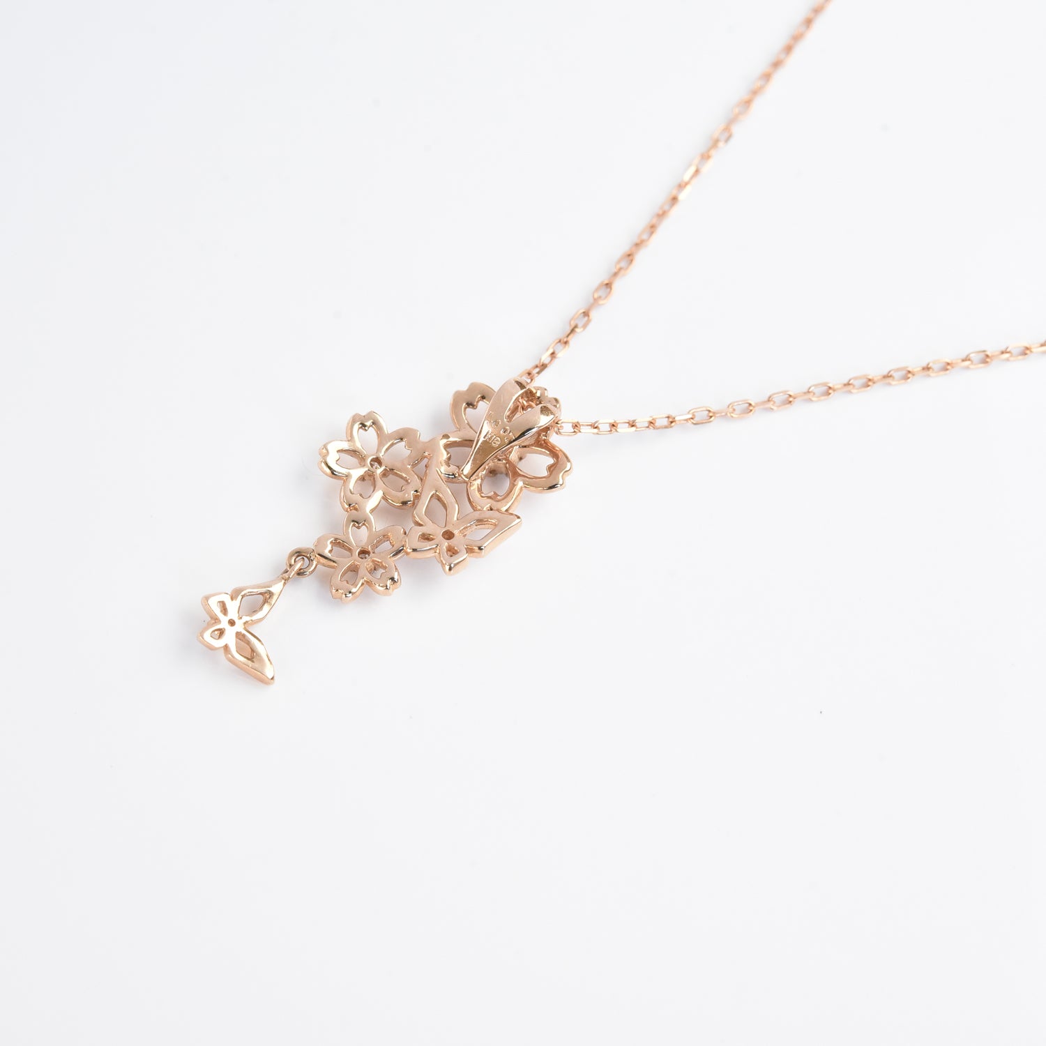 Flower N Butterfly Pendant with Chain