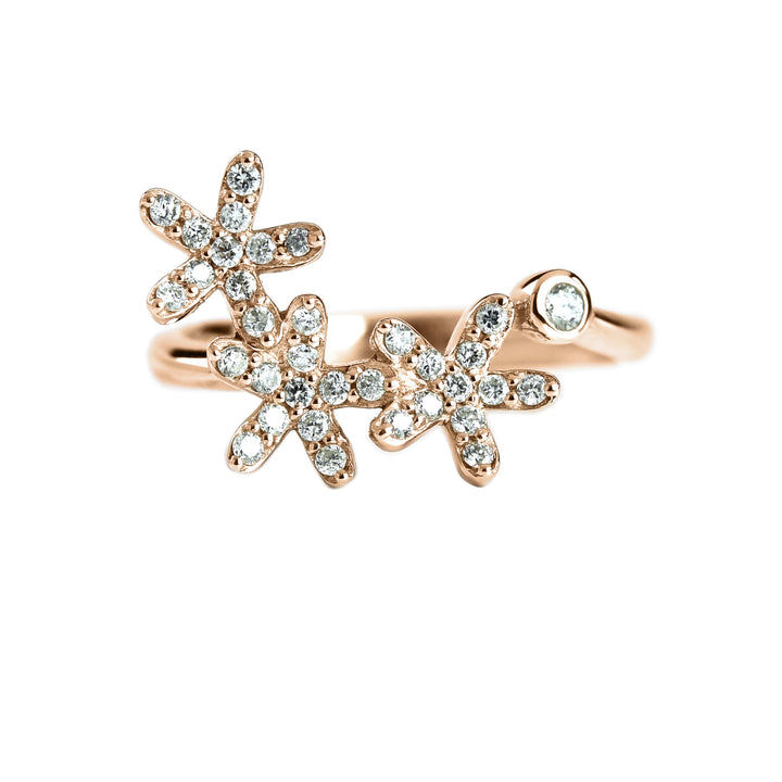 3 Flower Ring