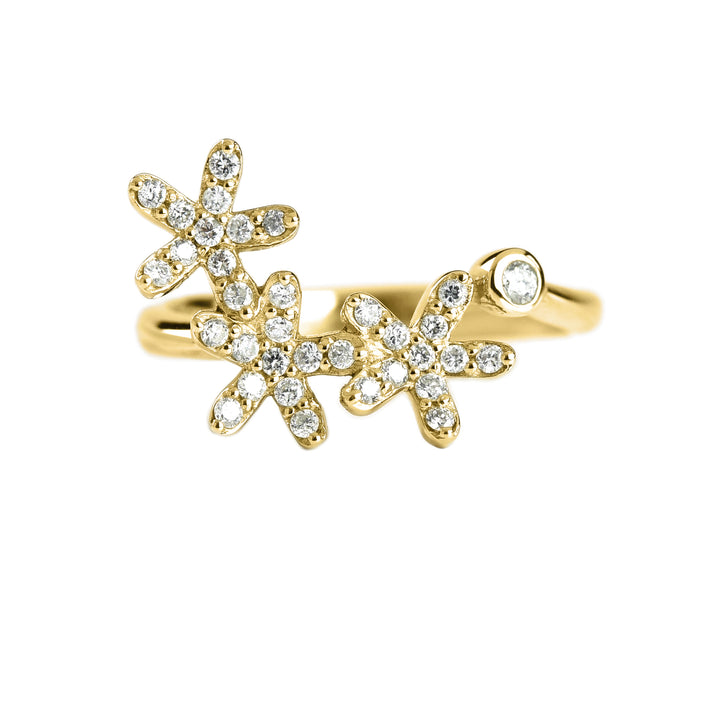 3 Flower Ring