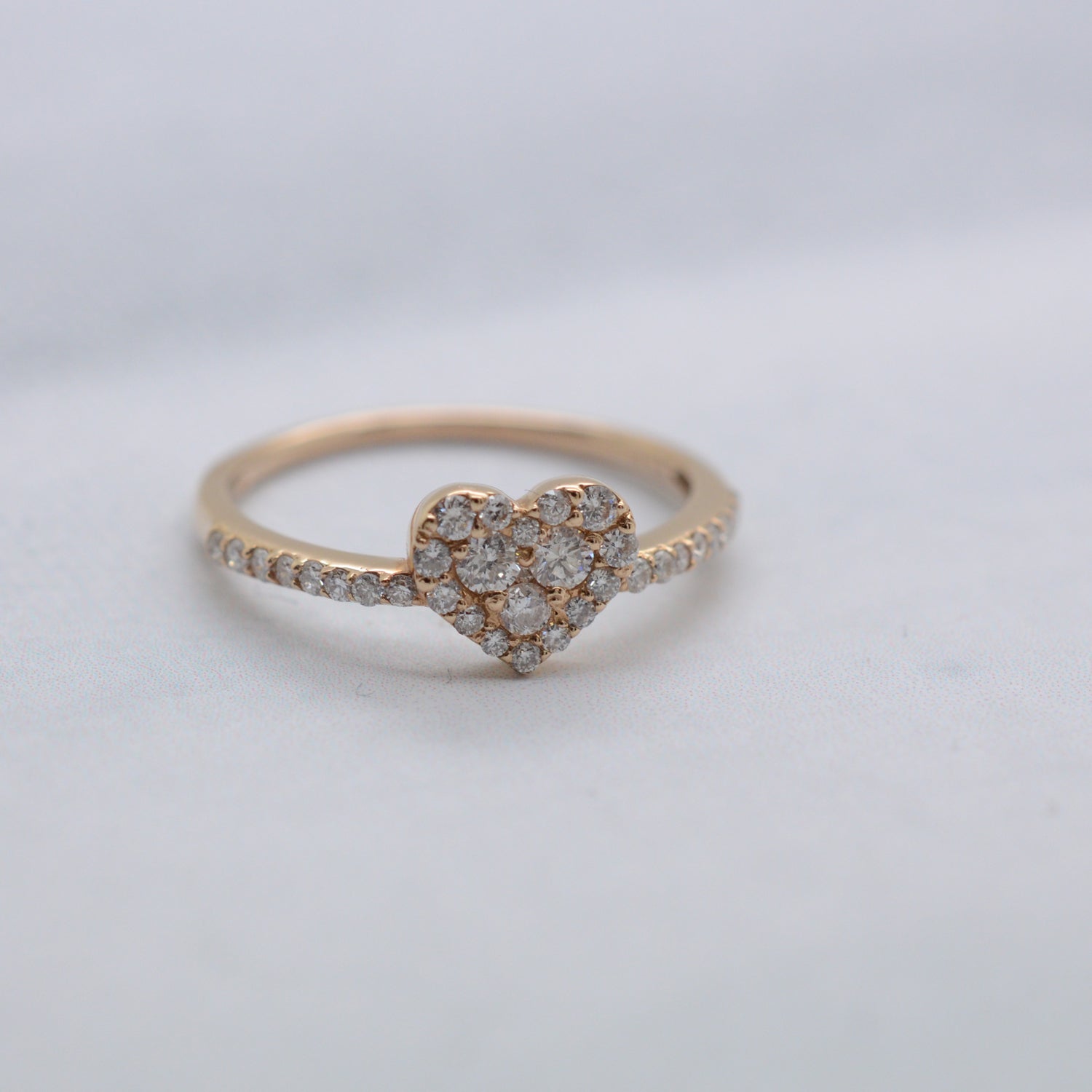 Diamond Heart Ring