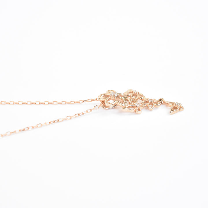 Flower N Butterfly Pendant with Chain